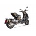 AKRAPOVIC 黑蠍中尾段鈦管  DRAGSTER125-200