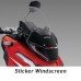 印尼HONDA原廠精品 ADV150原廠風鏡及前土除貼紙套裝