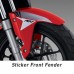 印尼HONDA原廠精品 ADV150原廠風鏡及前土除貼紙套裝