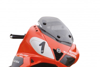 MALOSSI 燻黑前風鏡組 APRILIA SR MAX 300