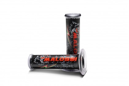 MALOSSI 競賽握把套 黑色 C型 尾端無孔