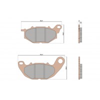 MALOSSI MHR SYNT 金屬燒結煞車片組 XMAX300 前 